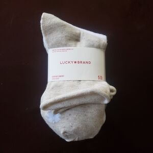 NWT Lucky brand 5 pair socks